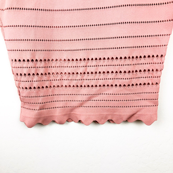 H&M Light Pink Bandage Pencil Skirt with Cutouts - Picture 3 of 5